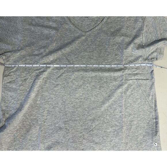 Koolaburra by UGG Jersey Short Sleeve Tunic Heathered Gray Plus Size 1X NWOT - Picture 8 of 9